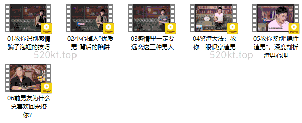 女生恋爱《鉴渣大法,教你一眼识穿渣男》