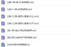 魔鬼咨询师《社交培训课程》音频课程