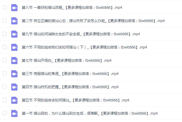 宣宣VIP课程:搭讪的艺术